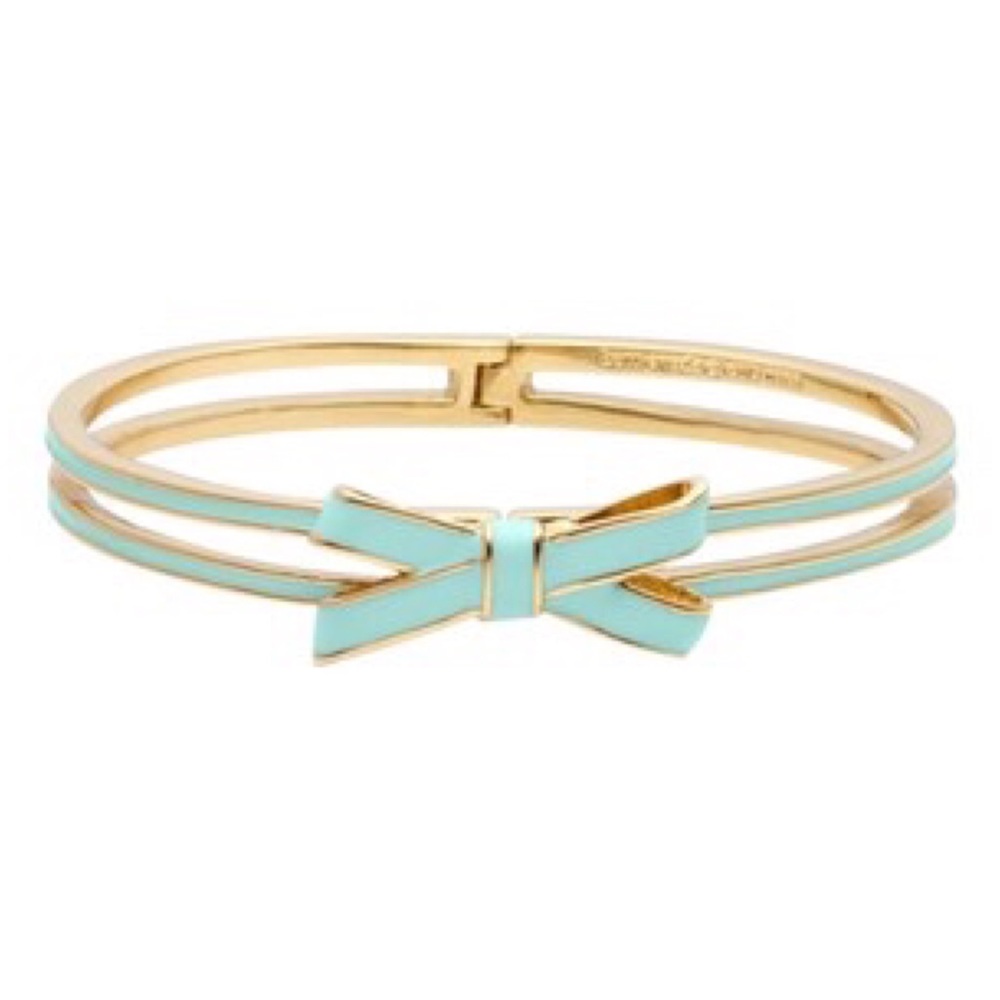 Delicate Double Bow Hinge Bangle - image 1